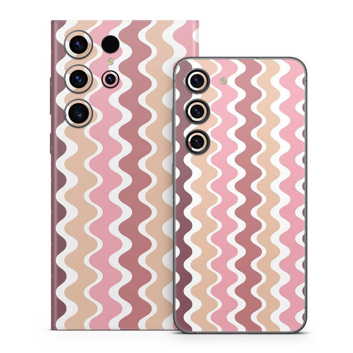 Pink Waves - Samsung Galaxy S23 Skin - eZthings USA WE SORT ALL THE CRAZIEST GADGETS, GIZMOS, TOYS & TECHNOLOGY, SO YOU DON'T HAVE TO.