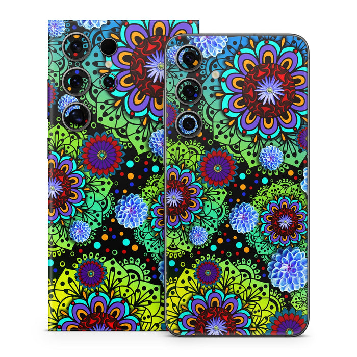 Funky Floratopia - Samsung Galaxy S24 Skin - eZthings USA WE SORT ALL THE CRAZIEST GADGETS, GIZMOS, TOYS & TECHNOLOGY, SO YOU DON'T HAVE TO.