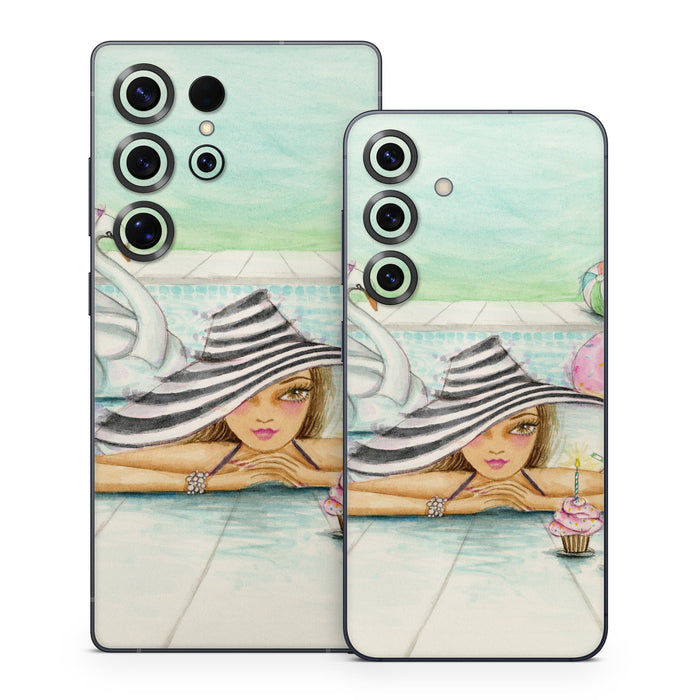 Delphine at the Pool Party - Samsung Galaxy S25 Skin