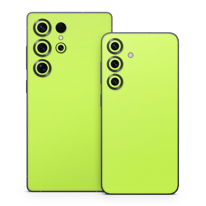 Solid State Lime - Samsung Galaxy S25 Skin - eZthings USA WE SORT ALL THE CRAZIEST GADGETS, GIZMOS, TOYS & TECHNOLOGY, SO YOU DON'T HAVE TO.