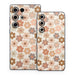 Terracotta Daisies - Samsung Galaxy S25 Skin - eZthings USA WE SORT ALL THE CRAZIEST GADGETS, GIZMOS, TOYS & TECHNOLOGY, SO YOU DON'T HAVE TO.