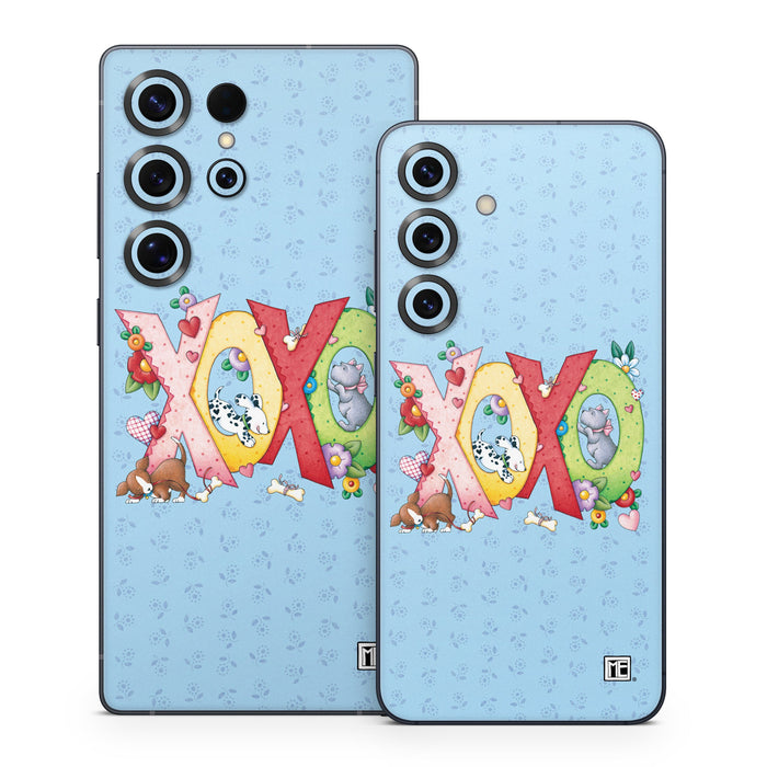 XOXO Puppies - Samsung Galaxy S25 Skin