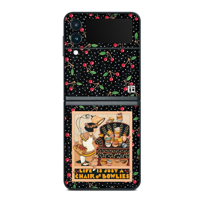 Chair of Bowlies - Samsung Galaxy Z Flip 3 Skin - eZthings USA WE SORT ALL THE CRAZIEST GADGETS, GIZMOS, TOYS & TECHNOLOGY, SO YOU DON'T HAVE TO.