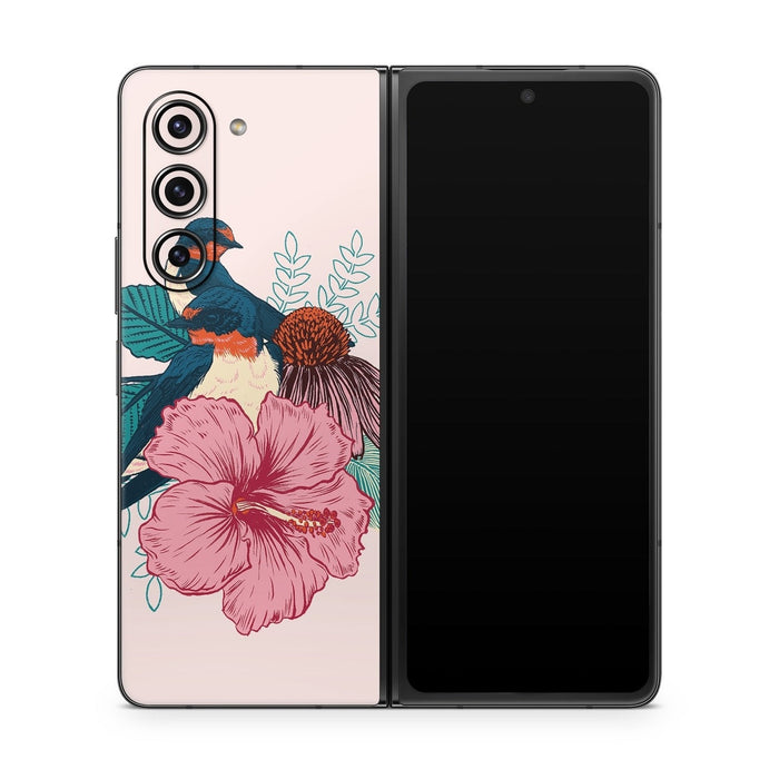 Barn Swallows - Samsung Galaxy Z Fold5 Skin