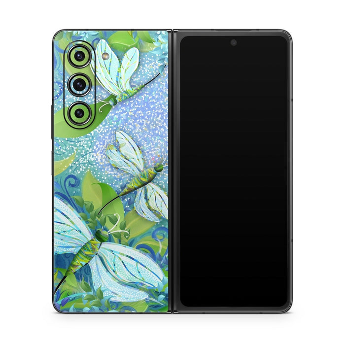 Dragonfly Fantasy - Samsung Galaxy Z Fold5 Skin