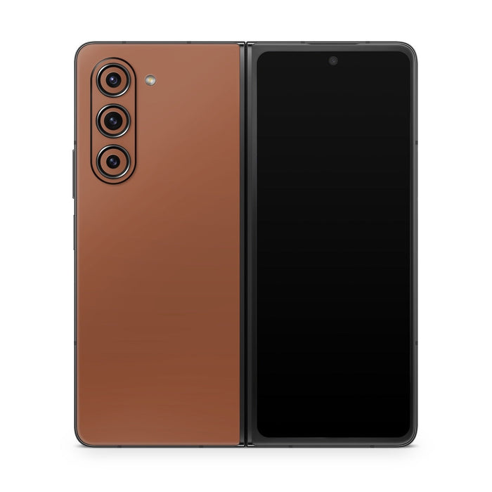 Solid State Cinnamon - Samsung Galaxy Z Fold5 Skin
