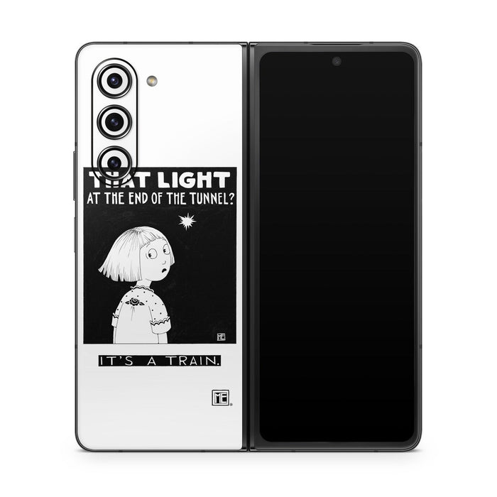 Train Tunnel - Samsung Galaxy Z Fold5 Skin