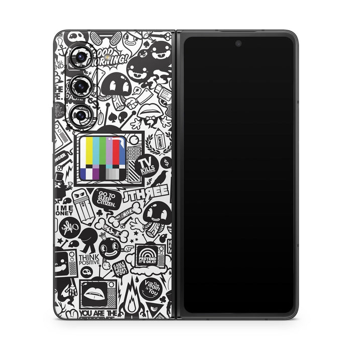 TV Kills Everything - Samsung Galaxy Z Fold5 Skin
