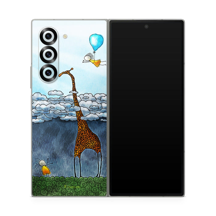 Above The Clouds - Samsung Galaxy Z Fold6 Skin - eZthings USA WE SORT ALL THE CRAZIEST GADGETS, GIZMOS, TOYS & TECHNOLOGY, SO YOU DON'T HAVE TO.
