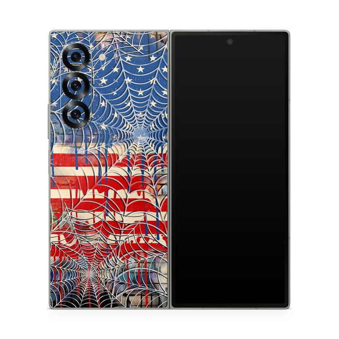 Cobweb Flag - Samsung Galaxy Z Fold6 Skin