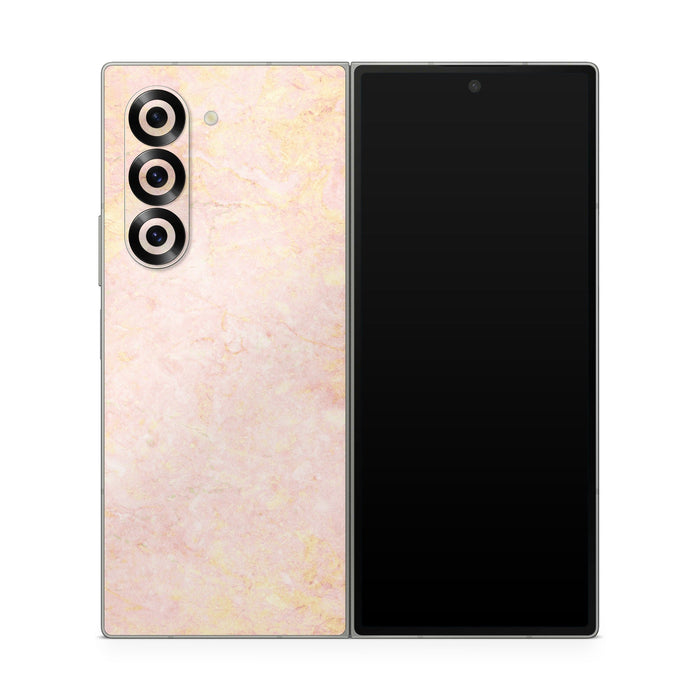 Rose Gold Marble - Samsung Galaxy Z Fold6 Skin