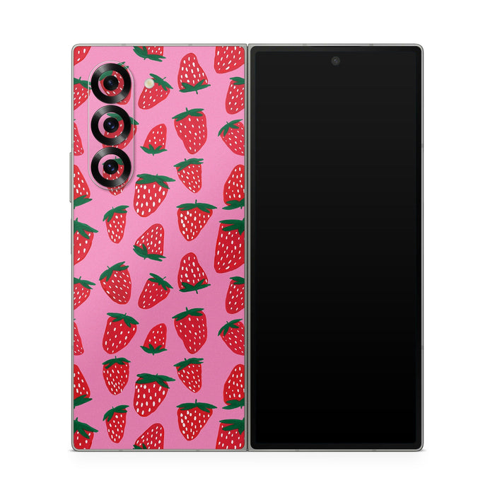 Strawberries - Samsung Galaxy Z Fold6 Skin