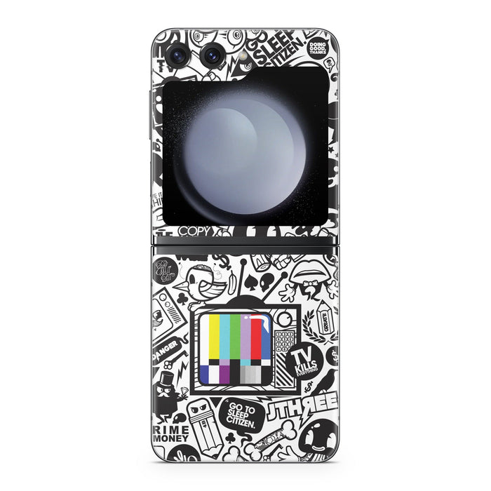 TV Kills Everything - Samsung Galaxy Z Flip5 Skin