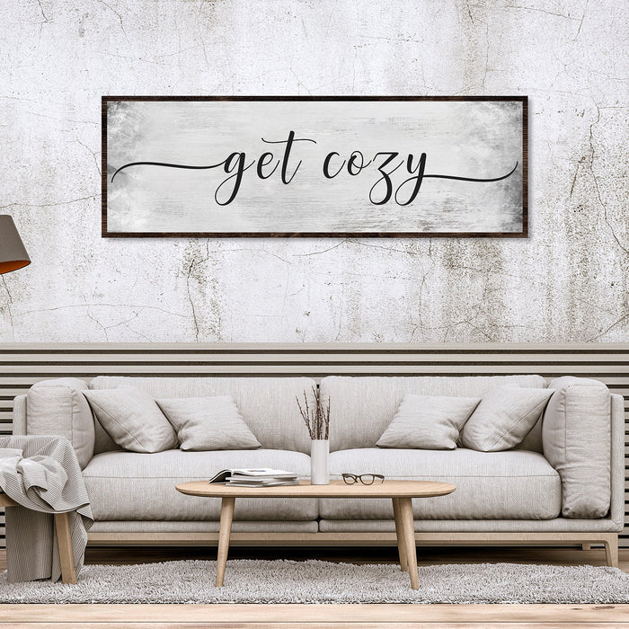 Get Cozy Canvas Wall Art