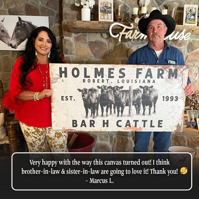 Cattle Ranch Rustic Sign - eZthings USA WE SORT ALL THE CRAZIEST GADGETS, GIZMOS, TOYS & TECHNOLOGY, SO YOU DON'T HAVE TO.