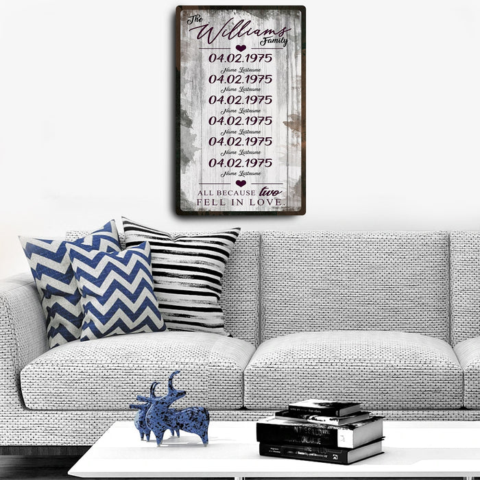 Family Dates Sign - eZthings USA WE SORT ALL THE CRAZIEST GADGETS, GIZMOS, TOYS & TECHNOLOGY, SO YOU DON'T HAVE TO.