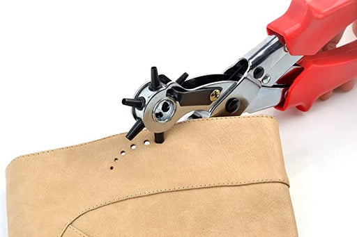 Professional Leather-Craft Punching Tool Revolving Punch Pliers Belt Leather Hole Puncher - eZthings USA WE SORT ALL THE CRAZIEST GADGETS, GIZMOS, TOYS & TECHNOLOGY, SO YOU DON'T HAVE TO.