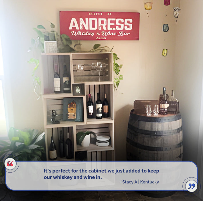 Whiskey And Wine Bar Sign III