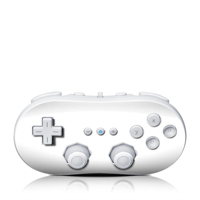 Solid State White - Nintendo Wii Classic Controller Skin