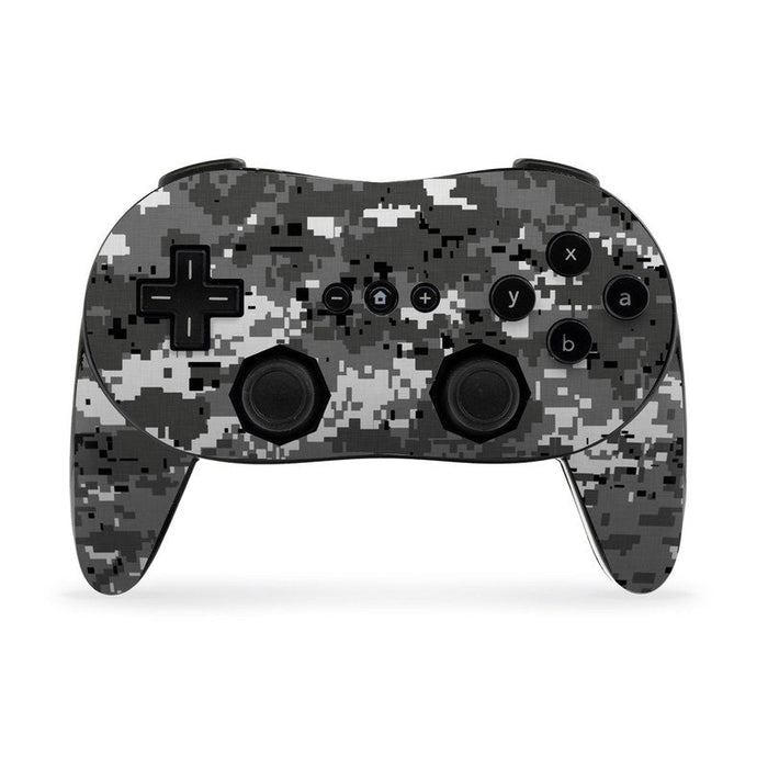 Digital Urban Camo - Nintendo Wii Classic Controller Pro Skin - eZthings USA WE SORT ALL THE CRAZIEST GADGETS, GIZMOS, TOYS & TECHNOLOGY, SO YOU DON'T HAVE TO.