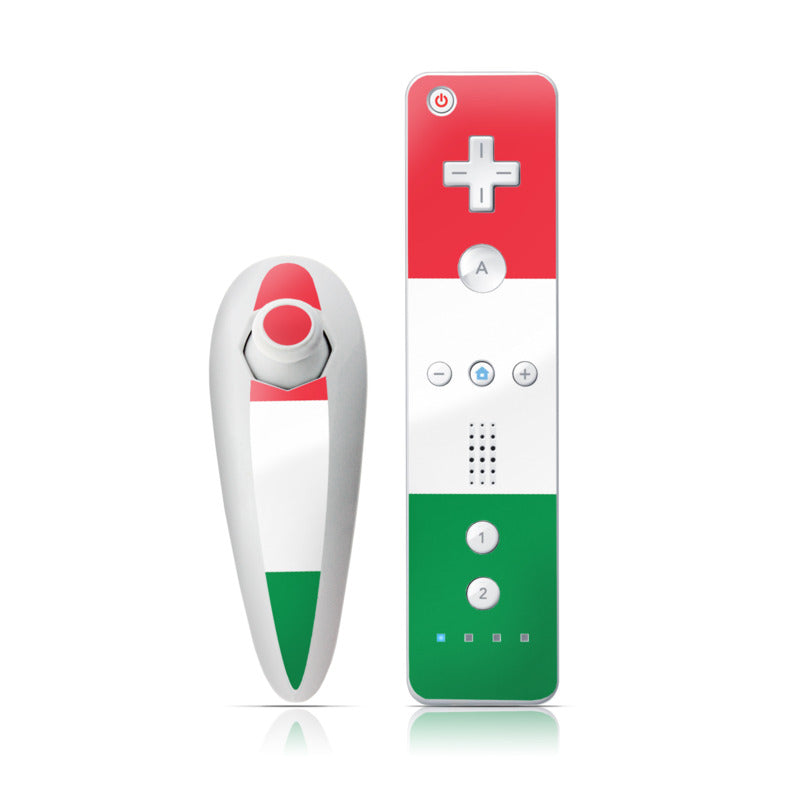 Italian Flag - Nintendo Wii Nunchuk Skin — eZthings USA WE SORT ALL THE ...