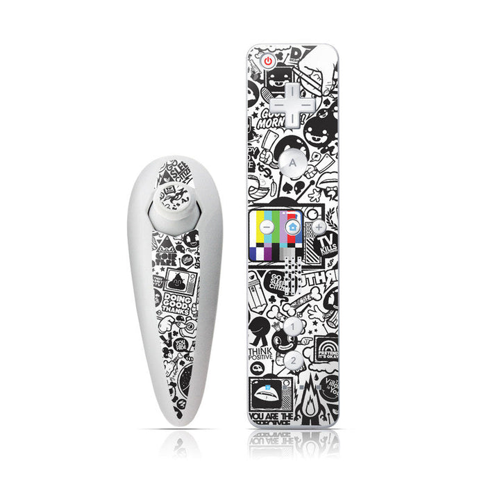 TV Kills Everything - Nintendo Wii Nunchuk Skin