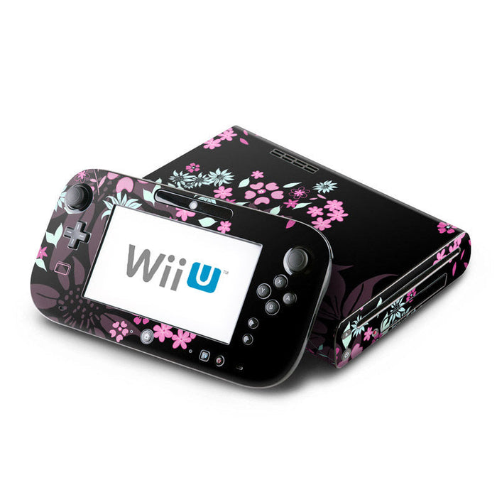 Dark Flowers - Nintendo Wii U Skin - eZthings USA WE SORT ALL THE CRAZIEST GADGETS, GIZMOS, TOYS & TECHNOLOGY, SO YOU DON'T HAVE TO.