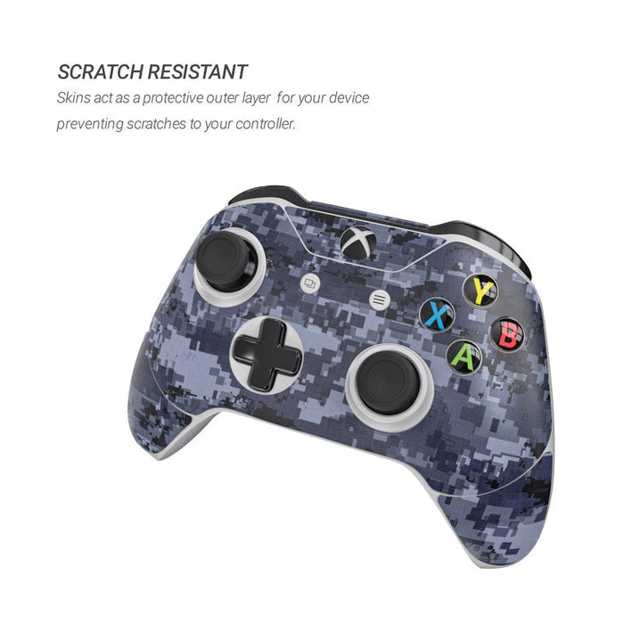 Digital Navy Camo - Microsoft Xbox One Controller Skin