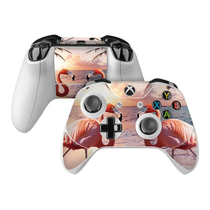 Flamingo Palm - Microsoft Xbox One Controller Skin