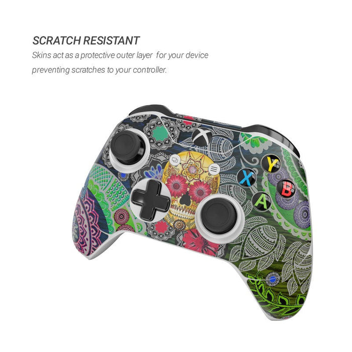 Sugar Skull Paisley - Microsoft Xbox One Controller Skin