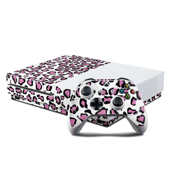 Leopard Love - Microsoft Xbox One S Console and Controller Kit Skin - eZthings USA WE SORT ALL THE CRAZIEST GADGETS, GIZMOS, TOYS & TECHNOLOGY, SO YOU DON'T HAVE TO.