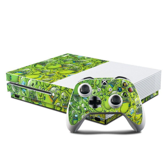 The Hive - Microsoft Xbox One S Console and Controller Kit Skin - eZthings USA WE SORT ALL THE CRAZIEST GADGETS, GIZMOS, TOYS & TECHNOLOGY, SO YOU DON'T HAVE TO.
