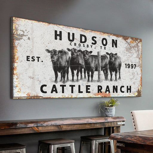 Cattle Ranch Rustic Sign - eZthings USA WE SORT ALL THE CRAZIEST GADGETS, GIZMOS, TOYS & TECHNOLOGY, SO YOU DON'T HAVE TO.