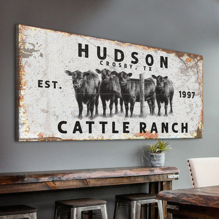 Cattle Ranch Rustic Sign - eZthings USA WE SORT ALL THE CRAZIEST GADGETS, GIZMOS, TOYS & TECHNOLOGY, SO YOU DON'T HAVE TO.