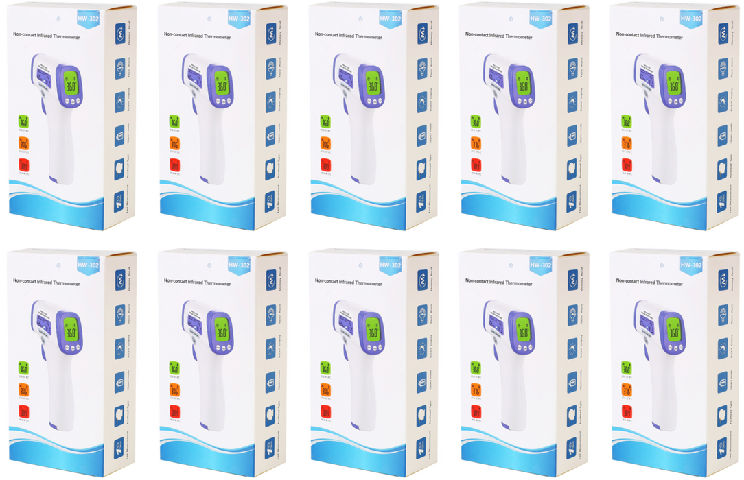 Infrared Thermometer - 10 PCS - eThings USA Priority COVID 19 Supplies - Opening Up America Again