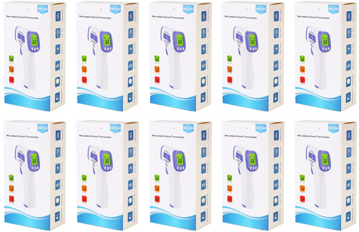Infrared Thermometer - 10 PCS - eThings USA Priority COVID 19 Supplies - Opening Up America Again