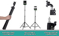 Multi Function Tripod Stand Holder Non Contact Medical Screening Infrared Temperature Measurement Thermometer for Physician Offices and Hospitals (Stand) - eZthings USA WE SORT ALL THE CRAZIEST GADGETS, GIZMOS, TOYS & TECHNOLOGY, SO YOU DON'T HAVE TO.