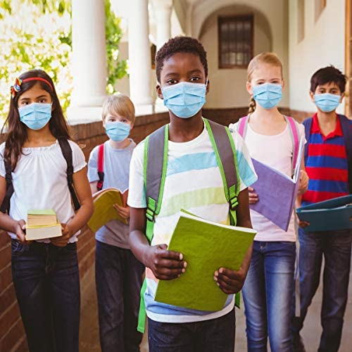 eZthings Children's Disposable Face Mask for Personal Protective Safety (50 Kids Masks) - eThings USA Priority COVID 19 Supplies - Opening Up America Again