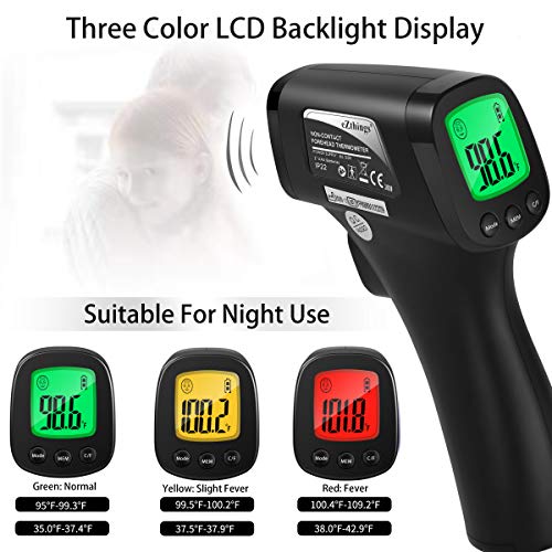 Non Contact Medical Screening Forehead Thermometer for Physician Offices and Hospitals (Black Heavy Duty Thermometer) - eZthings USA WE SORT ALL THE CRAZIEST GADGETS, GIZMOS, TOYS & TECHNOLOGY, SO YOU DON'T HAVE TO.