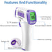 Heavy Duty Thermometer Infrared Forehead High Caliber Sensor No Contact with LCD Display for Medical Offices, Hospitals - eThings USA Priority COVID 19 Supplies - Opening Up America Again