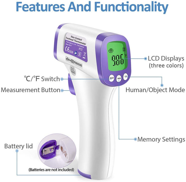 eZthings PRIME BUNDLE SALE - Heavy Duty Infrared Forehead Thermometer + 50 Masks - 30%+ Discount Applied - eThings USA Priority COVID 19 Supplies - Opening Up America Again