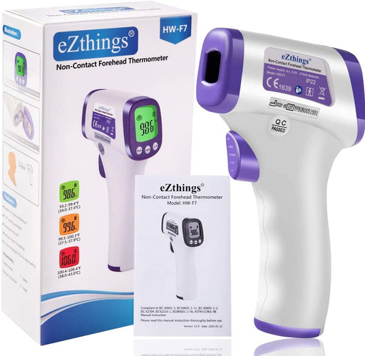 eZthings PRIME BUNDLE SALE - Heavy Duty Infrared Forehead Thermometer + 50 Masks - 30%+ Discount Applied - eThings USA Priority COVID 19 Supplies - Opening Up America Again